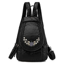 Hochwertiger Rucksack für Damen 2020 Neuer weißer Lederrucksack Schultasche für Teenager-Mädchen Weiblicher Reiserucksack Mochila