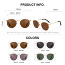 CAPONI Round Women Sunglasses Polarized Anti-UV Ray Muti Colors New Trending Branded Shades For Female Oculos de sol CP1871