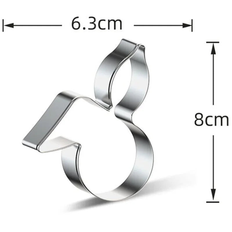 Easter chicken sheep rabbit egg butterfly metal cookie cutters party Biscuit mold fondant cake Pastry decor cupcake topper