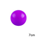 1pc TPR Decompression Ball Sticky Squash Ball Suction Decompression Toy Sticky Target Ball Children's Toy Response capability