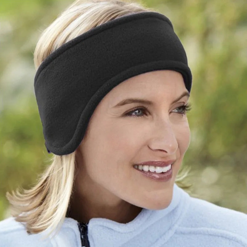 Winter Warm Earmuffs Unisex Ear Cover Adjustable Head Band Fleece Thicked Ear Protector Winter Earmuffs