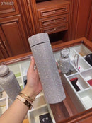 Diamant-Thermo-Vakuumflasche Bling Heißwasser-Thermoskanne Edelstahl-Thermosflasche Glitzernde große Isolierflasche Kaffeetasse
