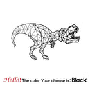 Geometrische Tyrannosaurus Wandaufkleber Dinosaurier Wandtattoos Für Babyzimmer Deko Wandkunst Schlafzimmer Geschenk Für Kinderzimmer Deko