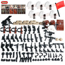 New WW2 Mini Soviet Russian Army Soldiers Figures Military Small Building Block The Battle Of Kursk Military Block Brick MOC Toy