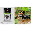 Cartoon Animals Tiger Elephant Cat Dog Panda Husky Poodle Giraffe Model Mini Micro Building Blocks Bricks Toys for children gift