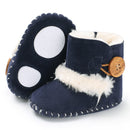Cute Autumn Winter Infants Shoes Baby Girl Boy Bow Knot Baby Boots Casual Sneakers Non-slip Soft Soled Walking Shoes