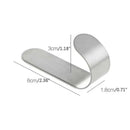 8pcs Powerful Self Adhesive Kitchen Bathroom Wall Door Stainless Steel Universal Holder Hanger Hooks for Hanging self-adhesive