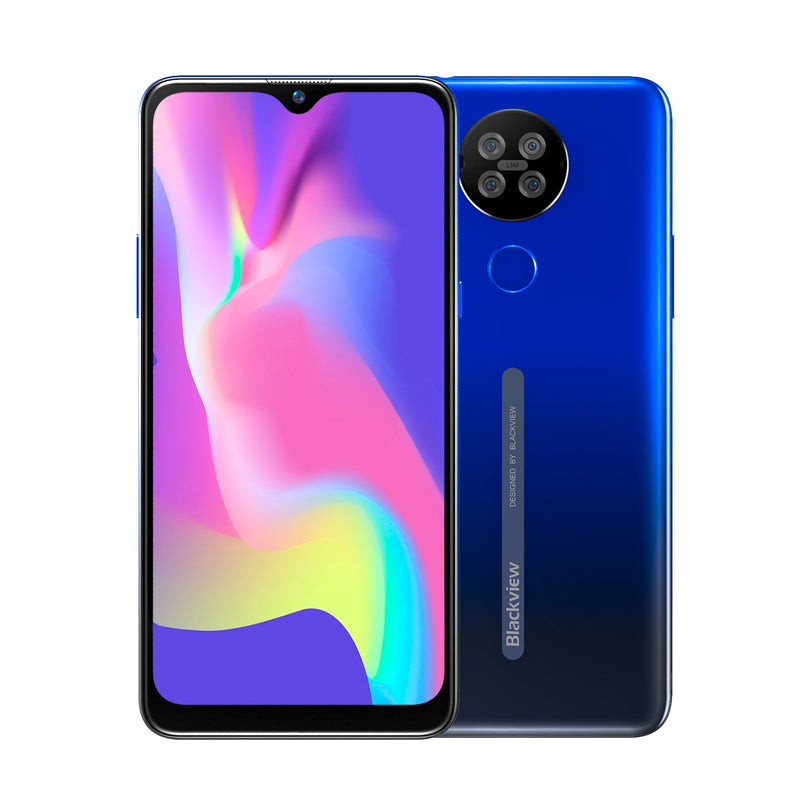 Blackview A80s 4GB+64GB Smartphone 13MP Quad Camera 4200mAh Android 10 Octa Core Face ID 4G Mobile Phone Fingerprint Telephone