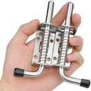 2Pcs Garage Door Lock Latch Spring Latch Stainless steel Spring Bolts Latches Security Barrel Bolt Latch Cabinet Hinges Hardware