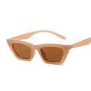 Vintage Cat Eye Sunglasses Woman Retro Shades Black Sun Glasses Female Fashion Small Frame Mirror Square Oculos De Sol
