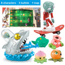 PLANTS VS ZOMBIES 2 PVZ Toys Complete Set Of Boys Anime Figure Combat gyro Children's Dolls Kids Birthday Toy Gifts