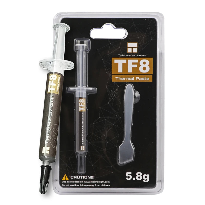 Thermalright TF8 high performance CPU/GPU thermal grease thermal conductivity (W / M-K) 13.8 2g/5.8g/12.8g optional