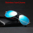 Kleine polarisierte Flieger-UV400-Sonnenbrille Klassische Piloten-54mm-Marken-Oculos De Sol für Jungen und Mädchen Kinder-Sonnenbrille Originalverpackung