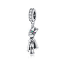 bamoer 925 Sterling Silver Prince of the Sea Pendant Charms for Original Bracelet or Necklace 925 Silver beads Bijoux diy