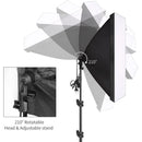 Photographic Equipment Photo Studio Photography Soft Box Kit With Triopod Video 50x70cm Softbox Photo Box With Lamp Holder E27