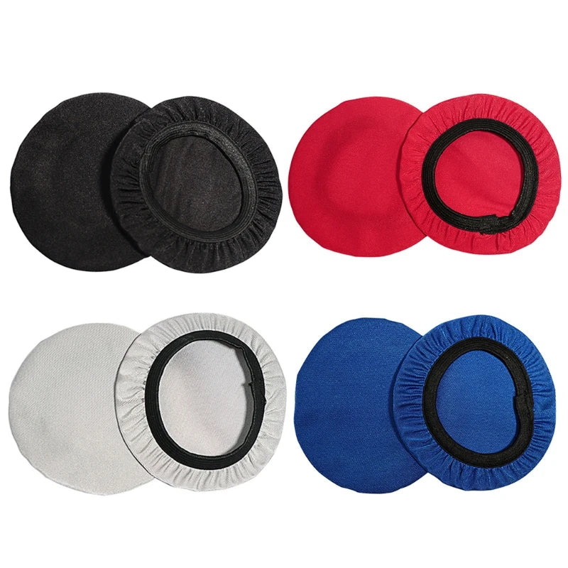 Reusable Hygienic Universal Soft Washable Headphones Elastic Protective Dust Proof Earpad Covers Non Woven Cloth Durable