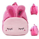 Fashion Children School Bags 3D Cartoon Print Plush Kids Backpack Kindergarten Boys and Girls School Bags Mini Backpack Book Bag