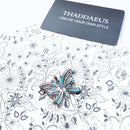 Pendants Tropical Butterfly Summer Jewelry Bohemia 925 Sterling Silver Jungle Accessories Gift For Women