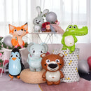 Cute Animal Foil Balloons Rabbit Fox Helium Balloon Happy Birthday Party Decorations Inflatable Baby Shower Children's day  Toys