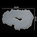 Large Tray Silicone Mold Polygon Crystal Epoxy Resin Casting Molds DIY Handmade Craft Clay Mould Tool Table Decoration Supplies