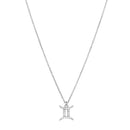 ANDYWEN 925 Sterling Silver Gold 12 Charm Zodiac Pendant Necklace Long Chain Slim Monogram Men Personal Birthday Fine Jewelry