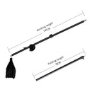 Photography 2M Tripod  2-in-1 Light Stand with 1.4M Boom Arm And Empty Sandbag For Photo Studio Supporting Softbox Ring Light