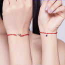 BISAER 925 Sterling Silber Runde Glücksblaue Böse Augen Liebe Herz Offene Armreifen Damen &amp; Mädchen Silber Armbänder Mode Schmuck