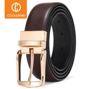 Herren Wende-Gürtel Lässiger Hochwertiger Gürtel Echtes Leder Gürtel Herren Vintage Luxus Schwarz Braun
