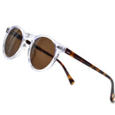 Gregory Peck OV5186 Vintage Round Men Sunglasses Frame Transparent Trendy Cicle Sunglasses for Women Polarized Round Sunglasses