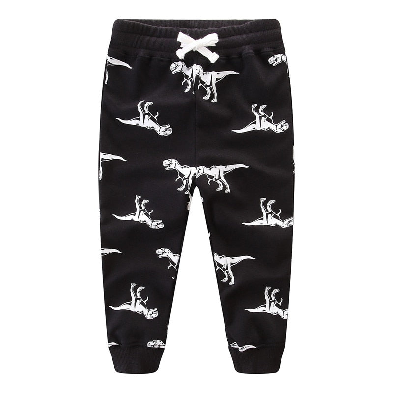 Jumping Meters Animals Boys Trousers Pants Baby  Clothes Dinosaurs Sweatpants For 2-7t Tears Boys Full Pants Kids Trousers