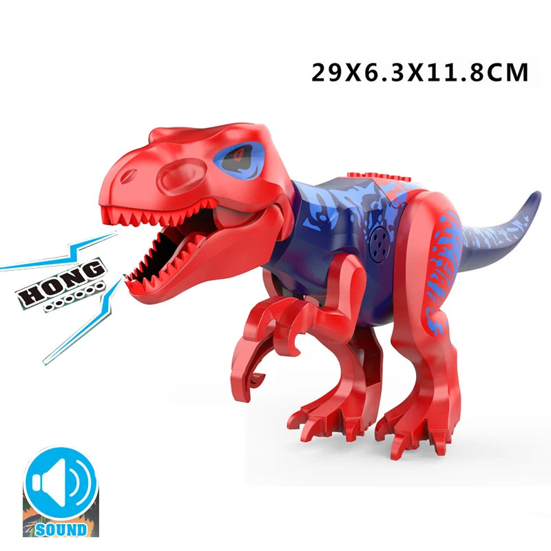 Brutal Raptor Building Jurassic Blocks World 2 MINI Dinosaur Figures Bricks Dino Toys For Children Dinosaurios Christmas