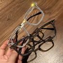 Kurzsichtigkeit Weitsichtigkeit Damen Sonnenbrillen Vintage Brillen mit klaren Gläsern Damen Luxus Strass-Brillen Herren Optische Brillen