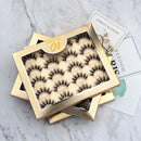 5/10 Pairs 3D Mink Eyelashes Fluffy Dramatic Eyelashes Makeup Wispy Mink Lashes Natural Long False Eyelashes Thick Fake Lashes