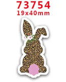DIY Craft Supplies Sewing Accessories Cartoon Easter Bunny Printed Planar Resins Mold 10 Pieces. PR-73721