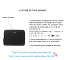 New Arrivals Monogrammed Initial Letters Genuine Saffiano Leather Wallet Zipper Luxury Men Women Short Purse Bifold t Coin Purse