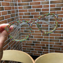 Kurzsichtigkeit Weitsichtigkeit Damen Sonnenbrillen Vintage Brillen mit klaren Gläsern Damen Luxus Strass-Brillen Herren Optische Brillen