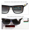 Fashion Guy Sonnenbrille von KDEAM Polarisierte Sonnenbrille Herren Klassisches Design All-Fit Spiegel-Sonnenbrille mit Markenbox CE