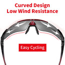 ROCKBROS Cycling Polarized glasses Bike Sunglasses Outdoor Sports Sunglasses MTB PC Goggles Eyewear 5/3 Lens Bicycle Accessory