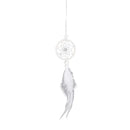 Mini Traumfänger Auto Reinweiße Feder Windspiele Wandbehang Deko Romantisches Haus Ornament