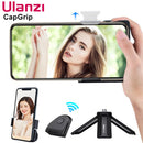 Ulanzi CapGrip Kabelloser Bluetooth Smartphone Selfie Booster Griff Telefon Stabilisator Halterung Auslöser 1/4 Schraube