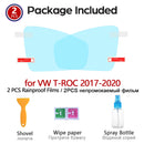 For Volkswagen VW T-Roc 2017~2024 TRoc T Roc Before face Full Cover Anti Fog Film Rearview Mirror Rainproof Anti-Fog Films Clean