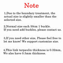 0.32MM Outdoor Tarpaulin Garden Balcony PVC Rainproof Cloth Door Window Transparent Plastic Cloth Tent Waterproof Tarpaulin