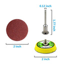 101pcs Set 2 inch Sanding Discs Pad Kit for Drill Grinder Rotary Tools with Backer Plate Includes 60-2000 Grit Sandpapers