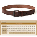 MEDYLA Natural Leather Belt Men's Hard Metal Matte Buckle Men's Original Leather Belt 105-150cm Jeans Belt Screw Accessories