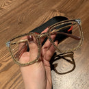 Kurzsichtigkeit Weitsichtigkeit Damen Sonnenbrillen Vintage Brillen mit klaren Gläsern Damen Luxus Strass-Brillen Herren Optische Brillen