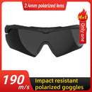 High-impact, CE EN 166-rated Polarized Option Military special Shooting glasses Ballistic tactical goggles combat sunglasses