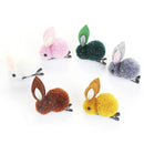 Korean Children's Hair Clips Cute Rabbit Elastic Hair Rubber Bands Winter Plush Bunny Hairpins Headband Girls Hair Accessories