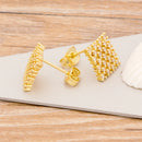 Modische Damen Geometrische Ohrstecker Kupfer Zirkonia Hochzeit Party Alltag Charm Schmuck Hot Dropshipping Styles