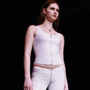 Wet Look Faux Latex PVC Shiny Crop Tank Bustier Top Gothic Women Sleeveless Sexy Tops Croptop Cropped Streetwear Vest Clubwear