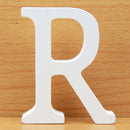 8 CM Letras Decorativas Grandes White Wooden Letters Home Decor Wedding Decoration DIY Personalised Name Design Free Standing